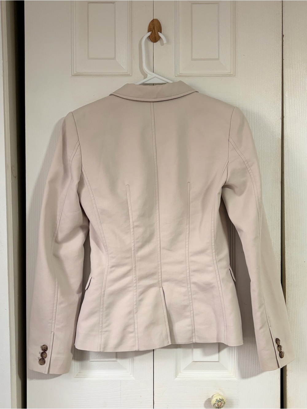 H&M Light Blush Single-Button Tailored Blazer - Picture 3 of 9